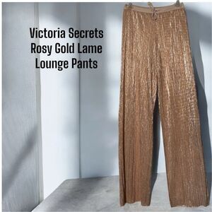 Victoria's Secret Metallic Gold Lounge Pants